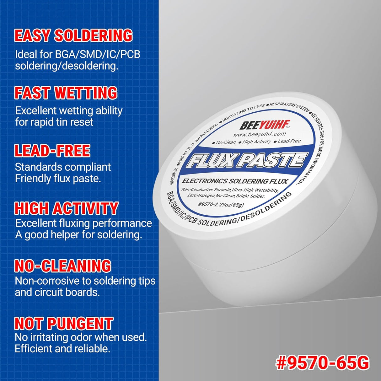 9570 Soldering Flux Paste (65g / 2.3oz)