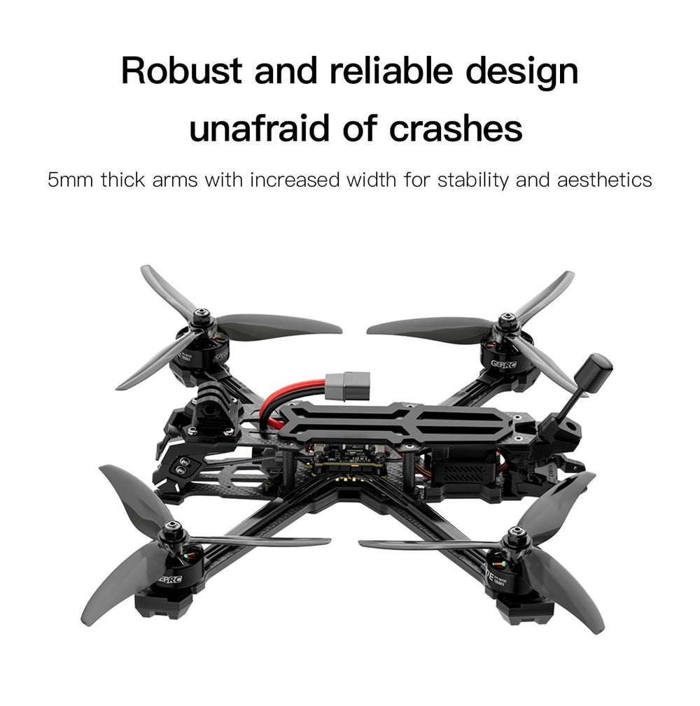 GEPRC Vapor-X5 Analog FPV Drone (BNF / ELRS / 4-6S)