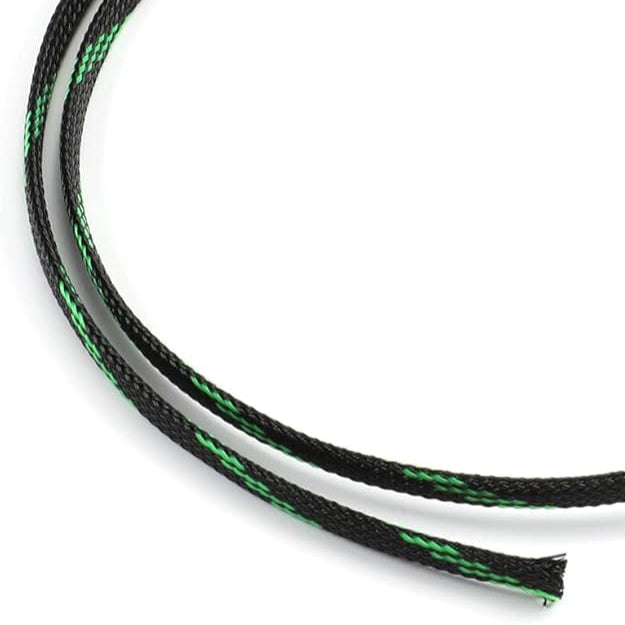Braided Mesh Cable Sleeve (6mm x 16" / Multiple Colors)