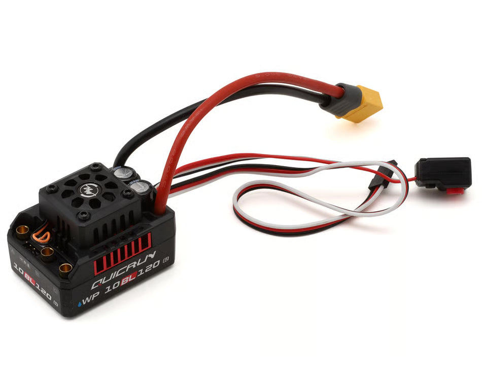 HobbyWing QUICRUN WP-10BL120 G2 / 120A Brushless ESC (2-4S / XT60 Connector)