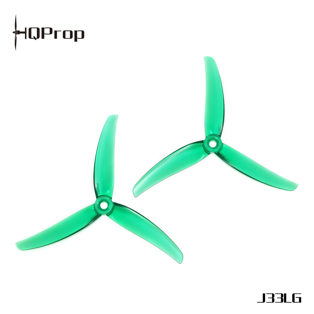 HQProp Juicy J33 4.9X3.3 / 3-Blade Propeller Set (5mm Bore / Green)