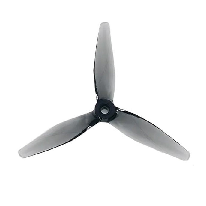HQProp PizzaCutters 5X3.7 / 3-Blade Propeller Set (5mm Bore / Grey)
