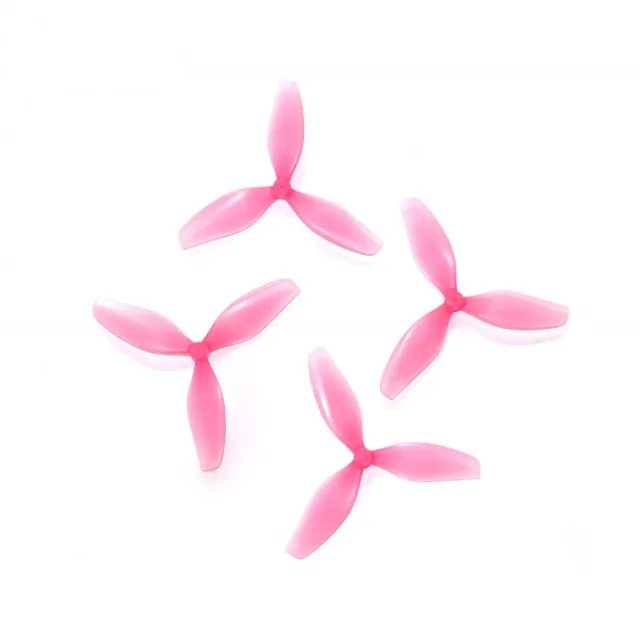 HQProp 2.4X1 / 3-Blade Propeller Set (1mm Bore / Pink)