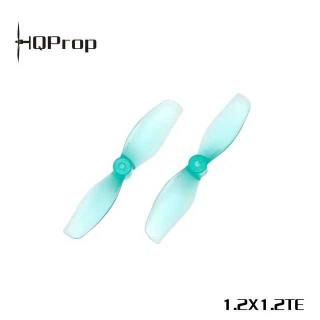 HQProp Ultralight Whoop 31mm / 2-Blade Propeller Set (1mm Bore / Teal)
