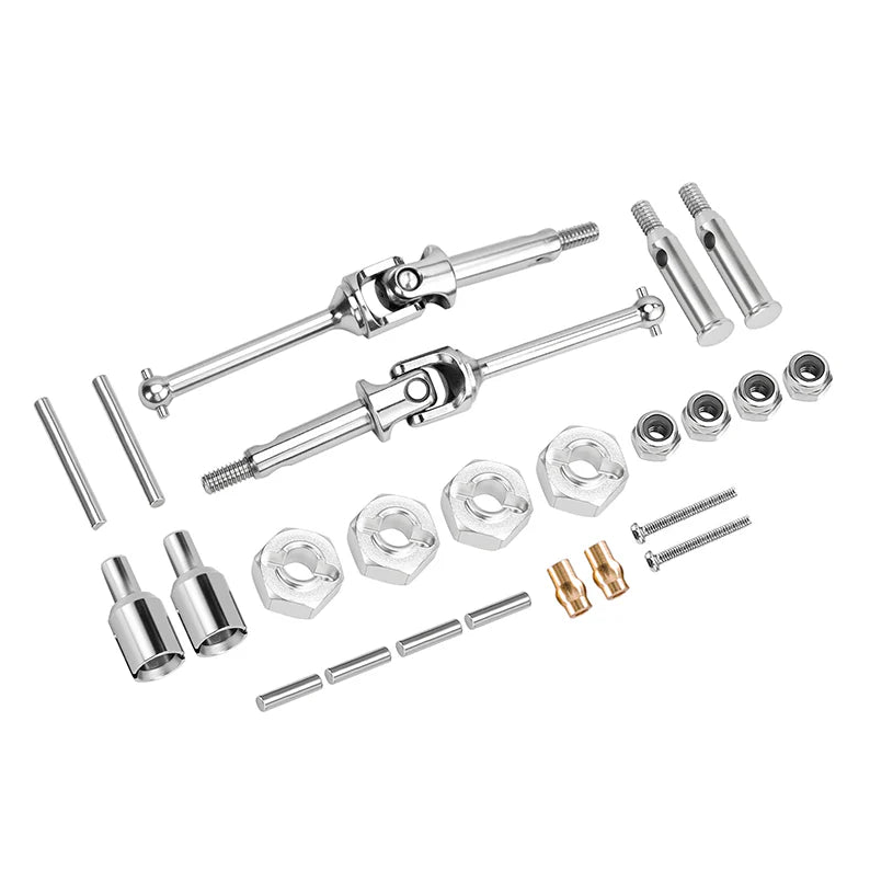 Injora Stainless Steel Driveshaft w/ Wheel Hexes for Micro-B/T