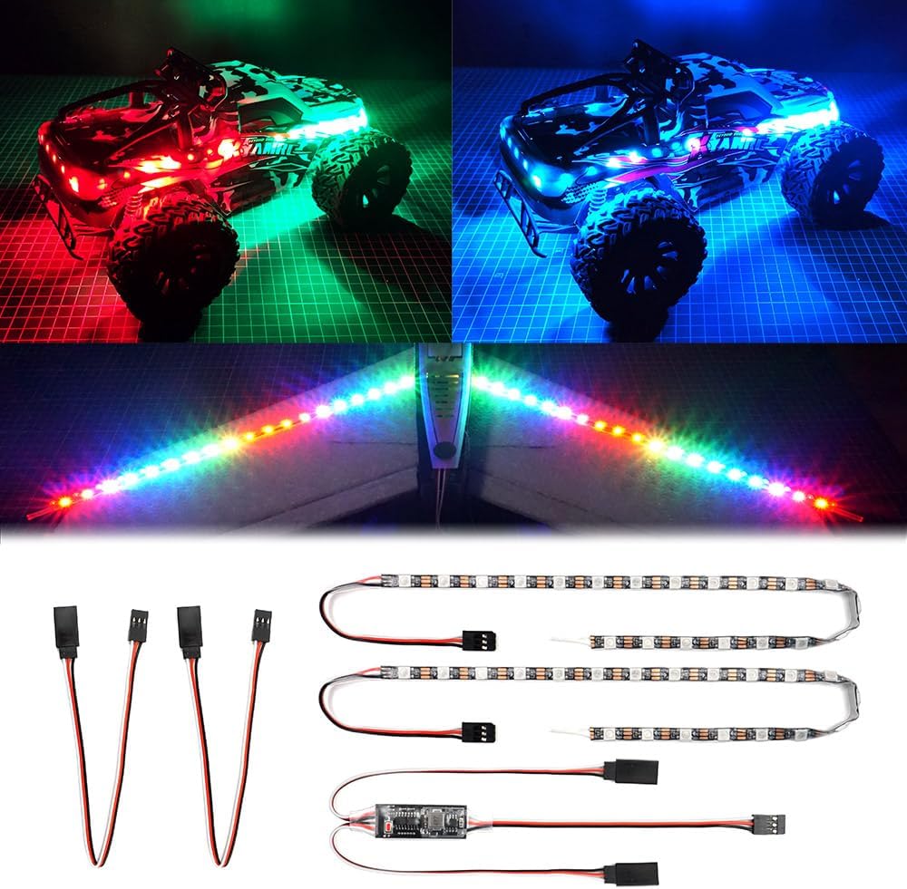 ElecHawk LED Light Strips w/ Control Module Kit