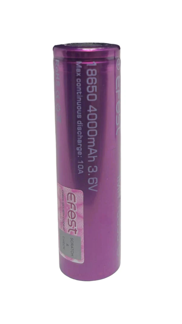 Efest 18650 / 4000mAh / 10A Li-Ion Battery (2pcs)
