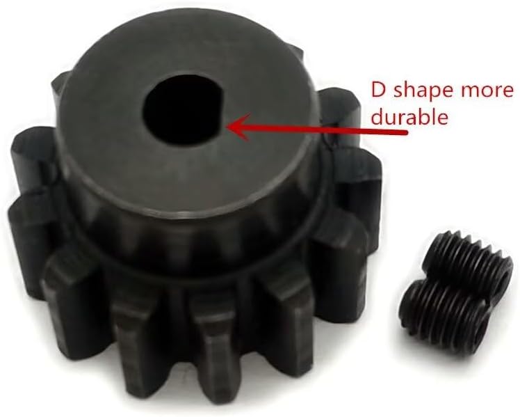13T Hardened-Steel Pinion Gear (1.5 Mod / 5mm Shaft)