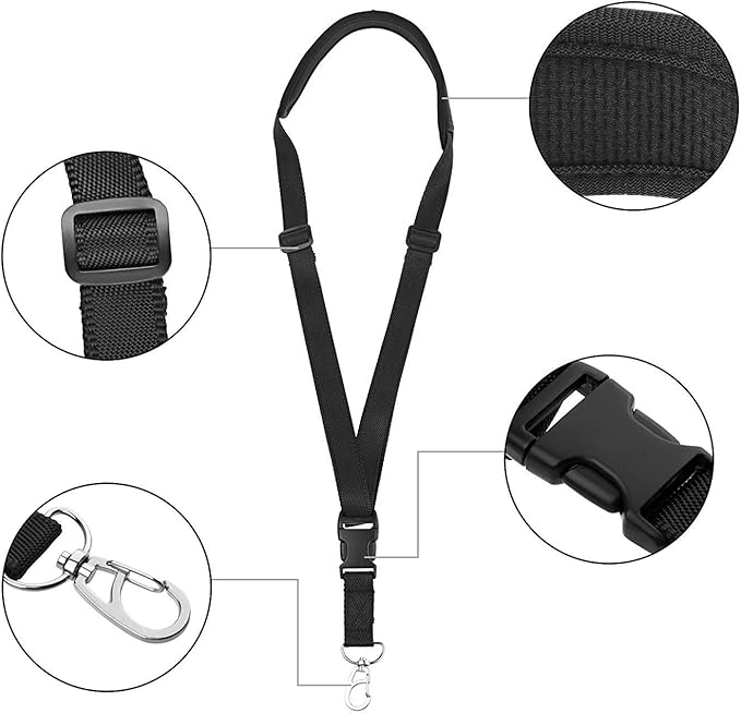 TXEsign Adjustable/Detachable Radio Transmitter Lanyard