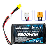RadioMaster 2S / 6200mAh / 7.4V / XT30 LiPo Battery