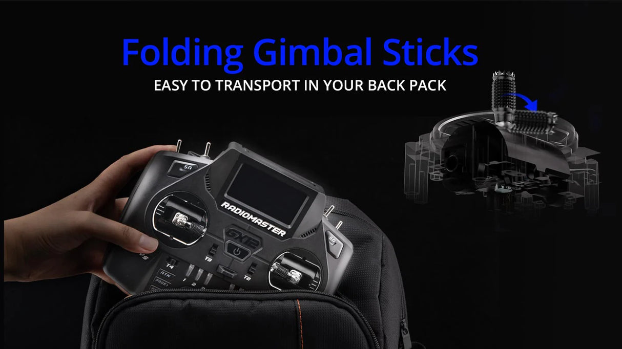 RadioMaster GX12 Dual-Band 2.4GHz/900MHz Gemini-X Radio Transmitter (ELRS)