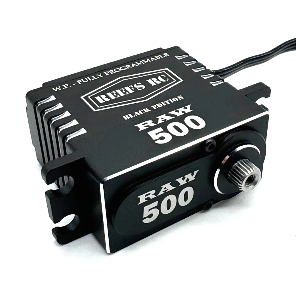 Reefs RC RAW 500 BE Brushless Digital Servo (25T Spline / Steel Gears)