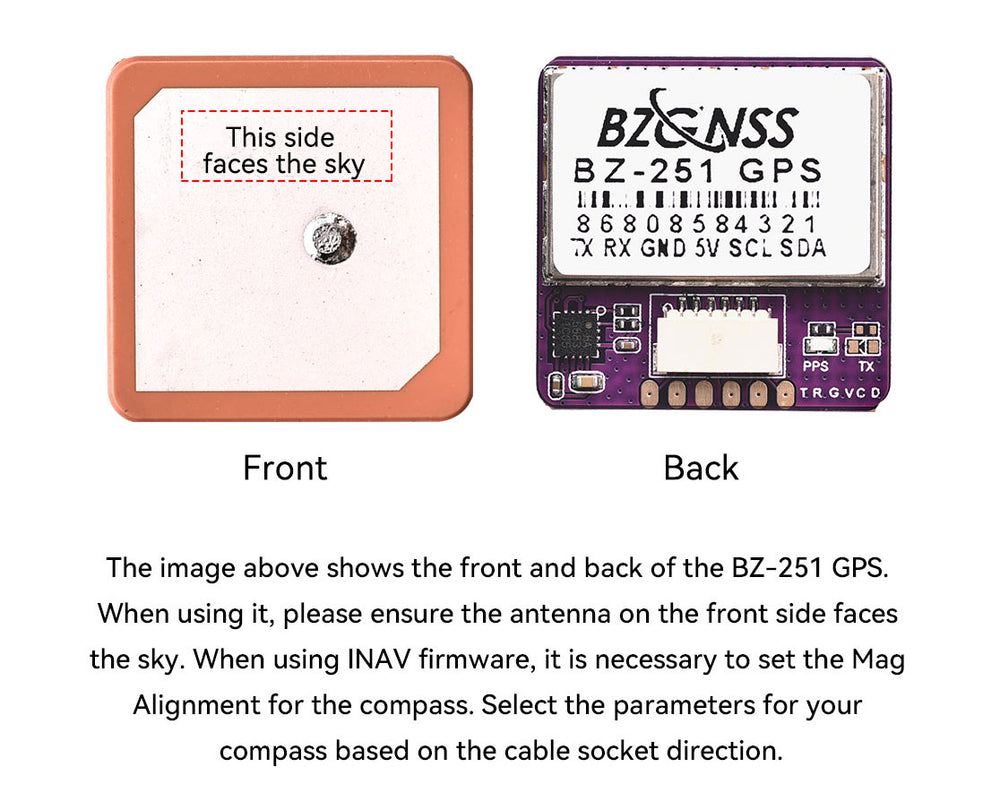 Speedybee BZGNSS BZ-251 GPS with 5883 Compass