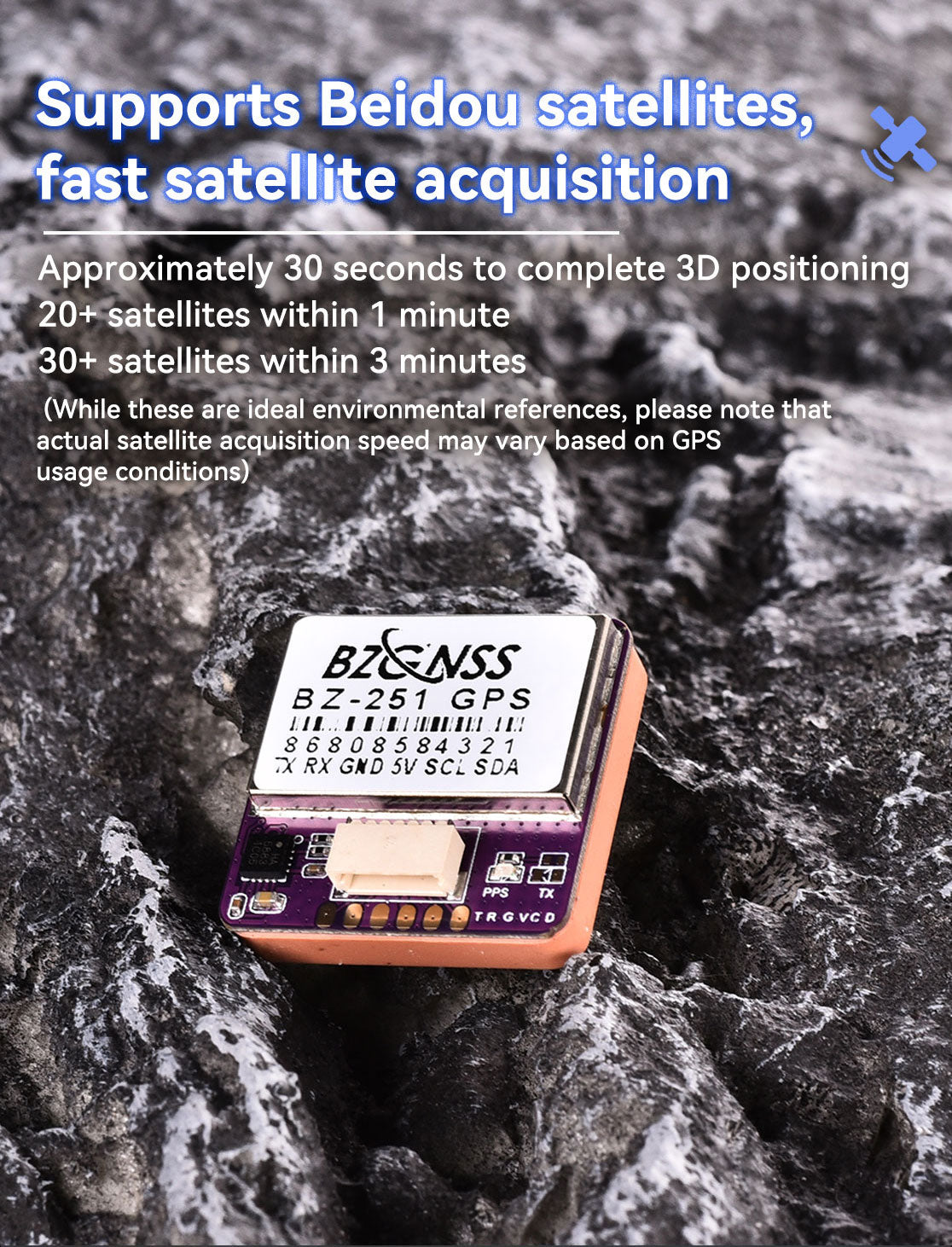 Speedybee BZGNSS BZ-251 GPS with 5883 Compass