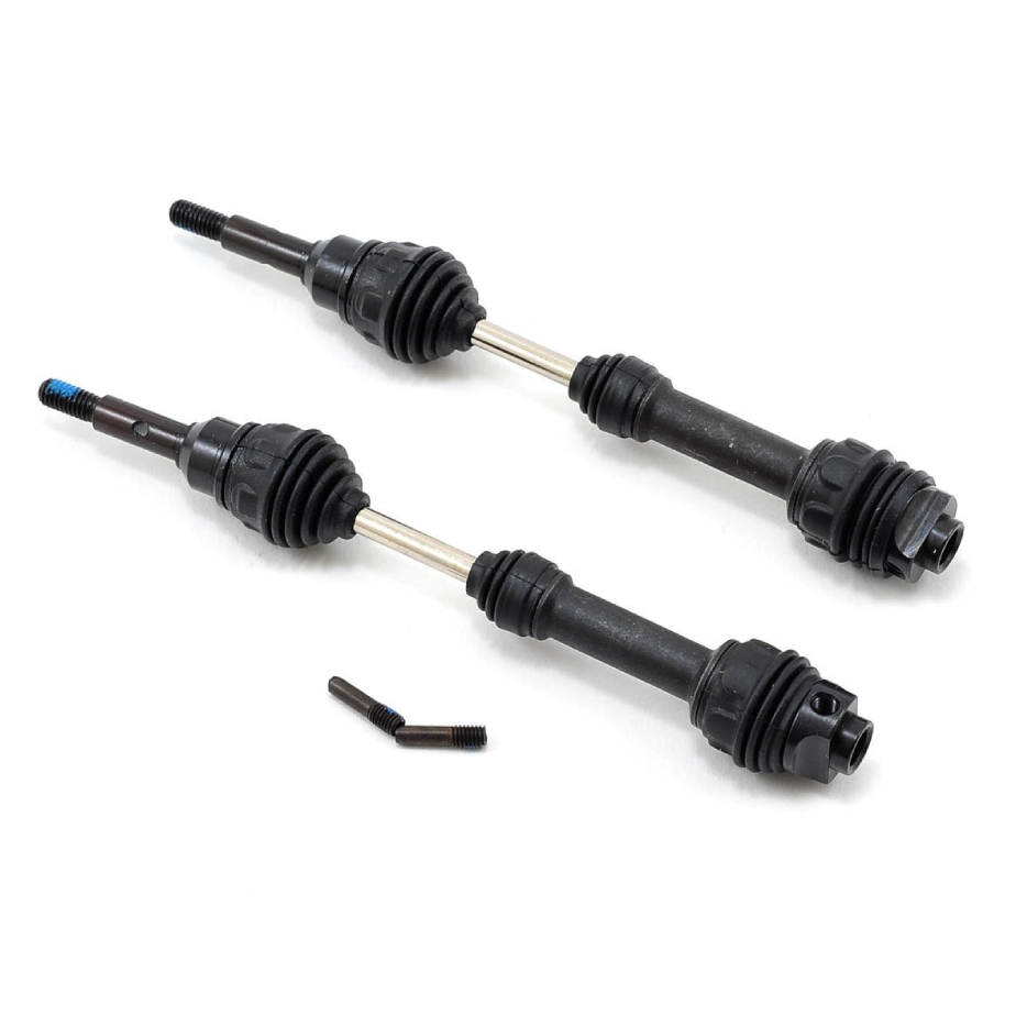 Traxxas Rear Steel CV Driveshaft Assembly Set w/ Rubber-Boots (#1951R)