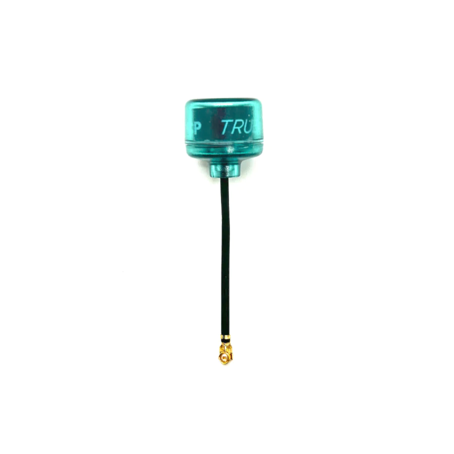 TrueRC Core 5.8GHz FPV Antenna (LHCP / U.FL / Multiple Sizes / Teal)
