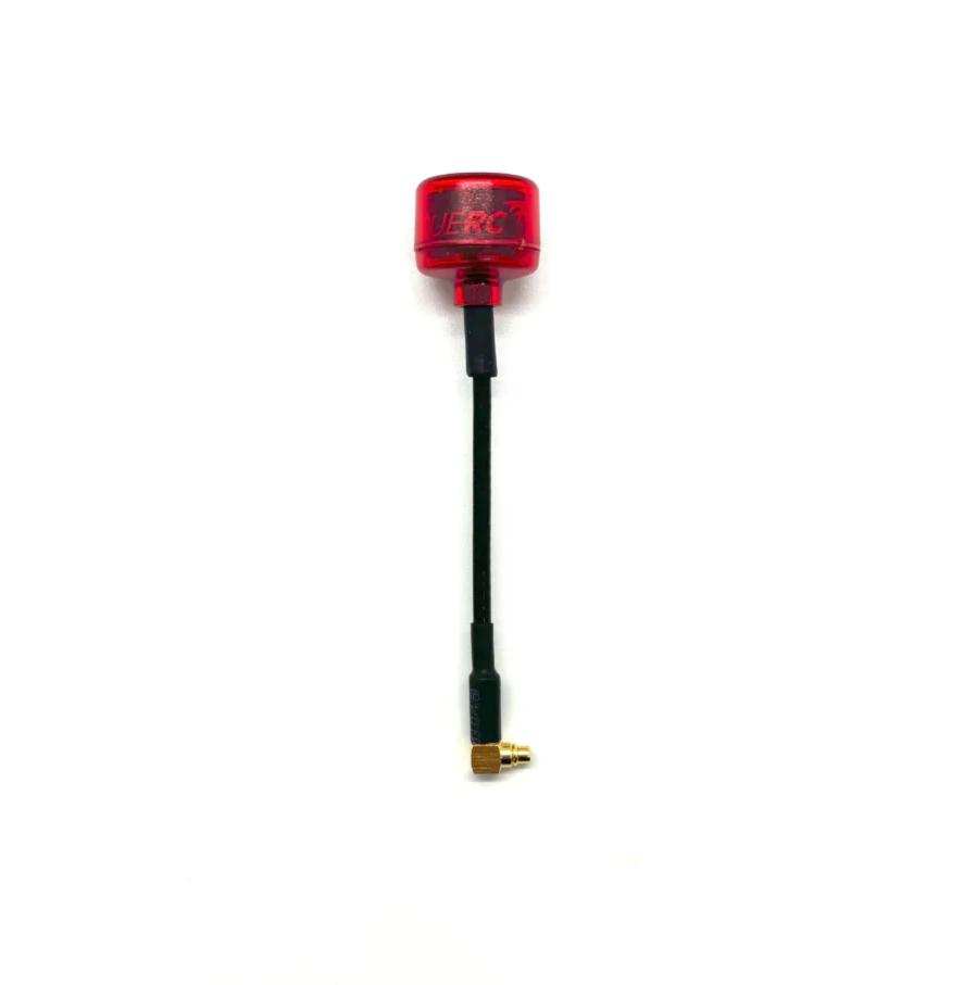 TrueRC Core 5.8GHz FPV Antenna (RHCP / MMCX 90° / 85mm / Red)