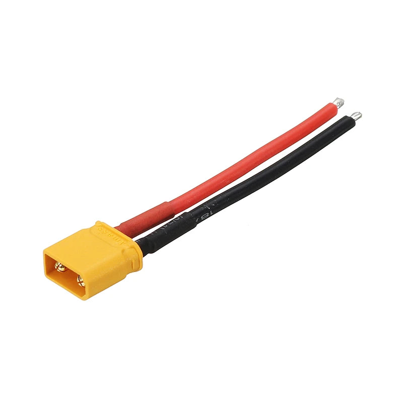 XT30 Male Connector w/ Wires (4-inch / 16AWG)