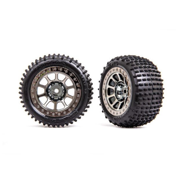 Traxxas Alias Tire & Wheel Set (#2470T / 2.2" / 12mm Hex / 2pcs)