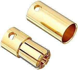 (*) Banana Plug Bullet Connectors (3 Pairs / Male & Female / 6.5mm) | RC-N-Go