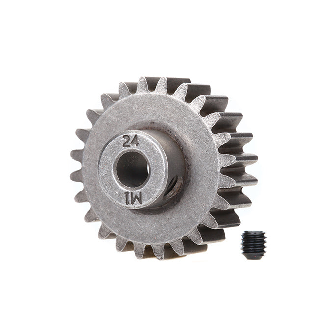 Traxxas 24T Pinion Gear (1.0 Mod / 5mm Shaft / #6496X)