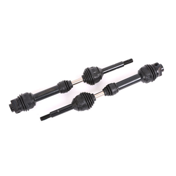 Traxxas Rear Steel CV Driveshaft Assembly Set w/ Rubber‑Boots (#9450R)