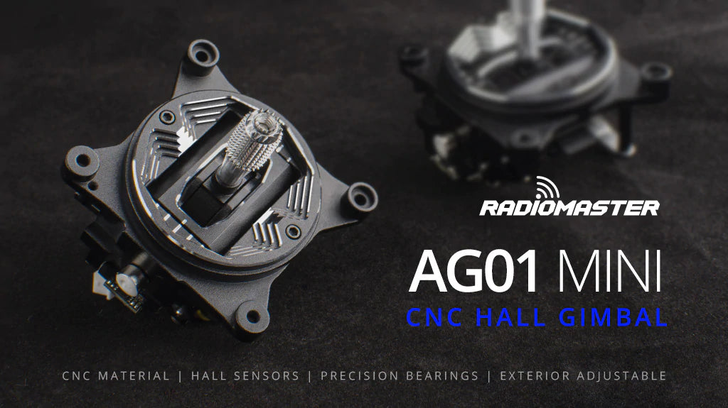 RadioMaster AG01-Mini CNC Hall Gimbal Set for Zorro & TX12
