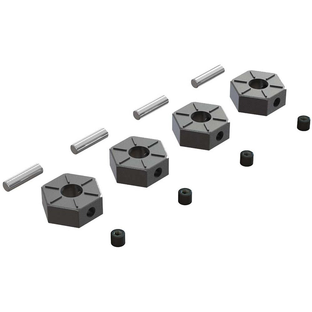 ARRMA Metal Wheel Hex Hub Set (12mm / 4pcs)