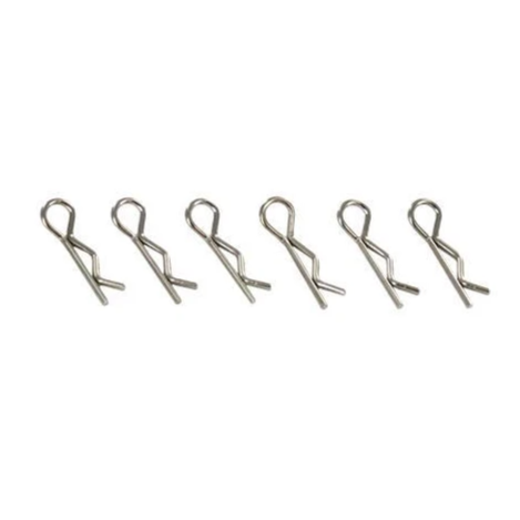 Redcat Shredder Body Pins (1.5mm / Silver / 6pcs) | RC-N-Go