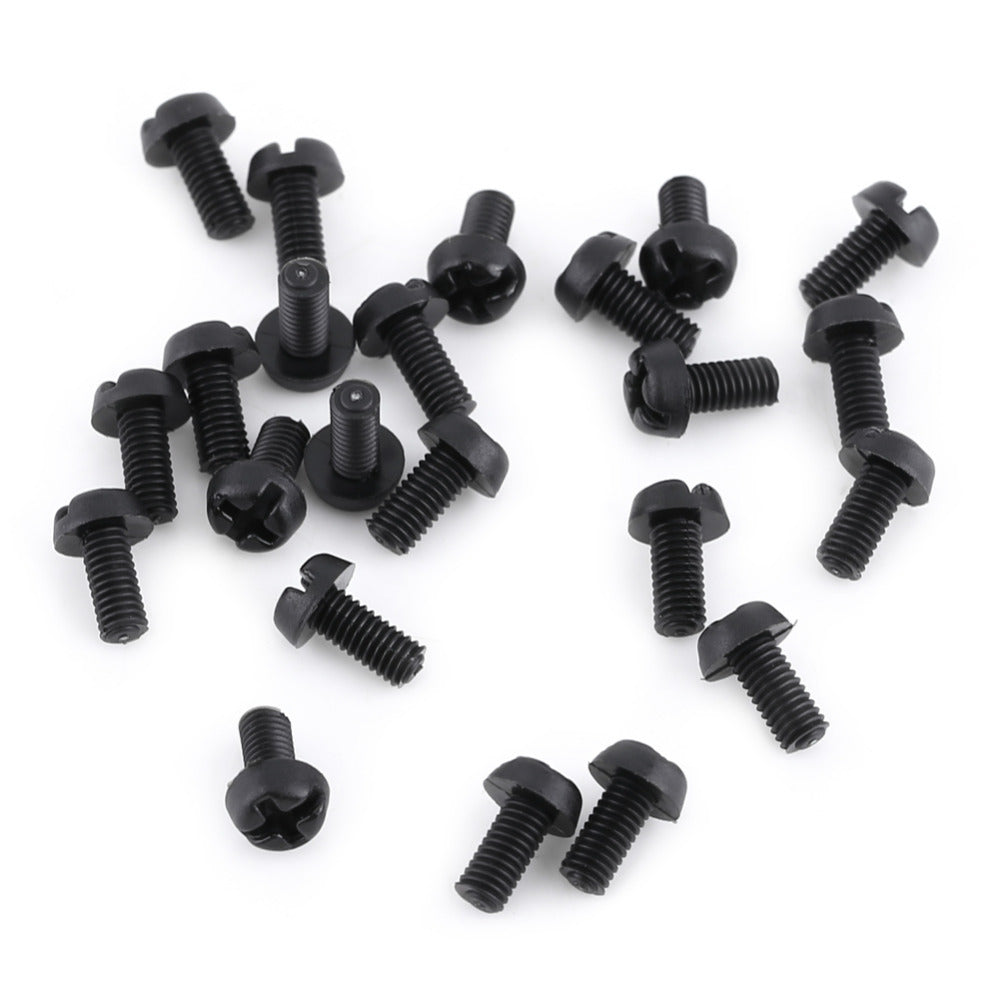 M2 5mm Nylon Phillips Head Screws (8pcs / Black) | RC-N-Go