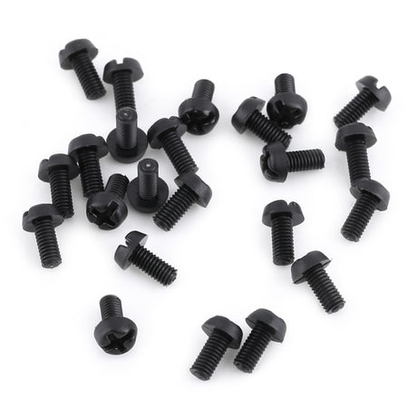 M2 5mm Nylon Phillips Head Screws (8pcs / Black) | RC-N-Go