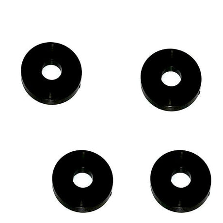 M2 Self-Adhesive Nylon Washers (4pcs / Black) | RC-N-Go