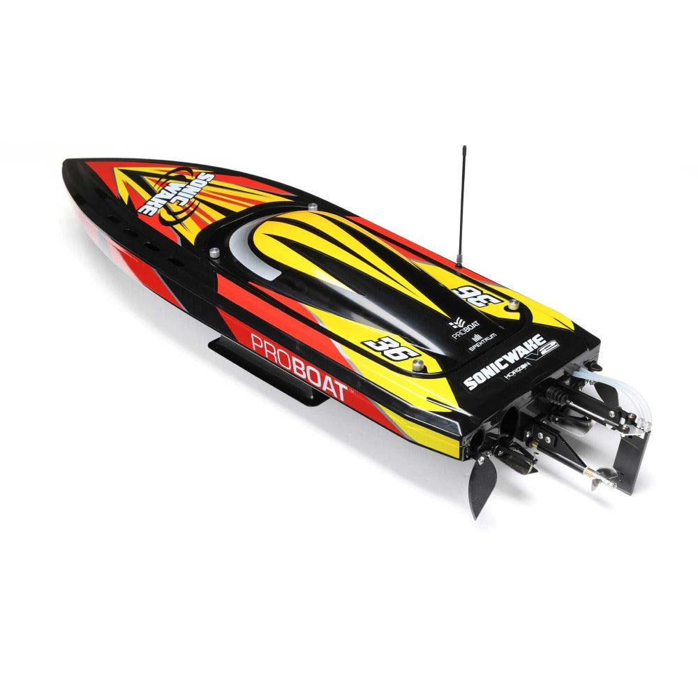 ProBoat Sonicwake V2 36" Brushless Racing RC Boat (Self-Righting / 6S / ARR)