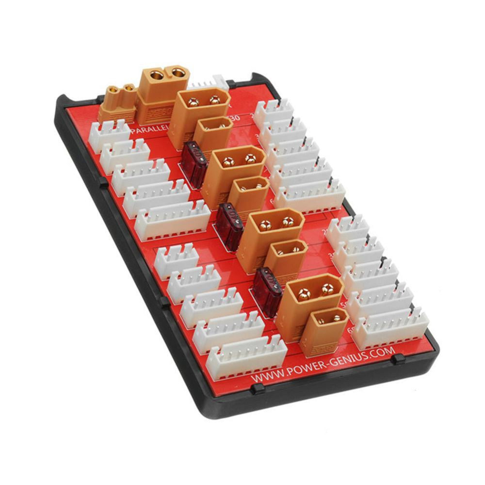 XT30/XT60 Parallel Charging Board for LiPo Batteries (2-6S / XT60 & XT30 for Main Plug) | RC-N-Go