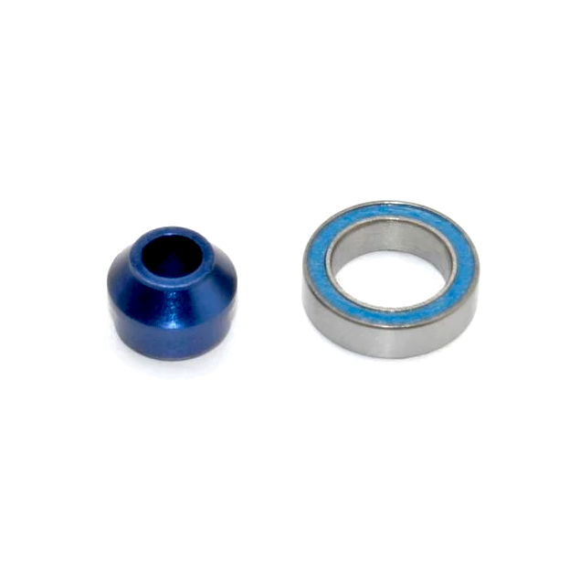 Traxxas Bearing Adapter with 10x15x4mm Bearing (Blue / Rubber Sealed) | RC-N-Go