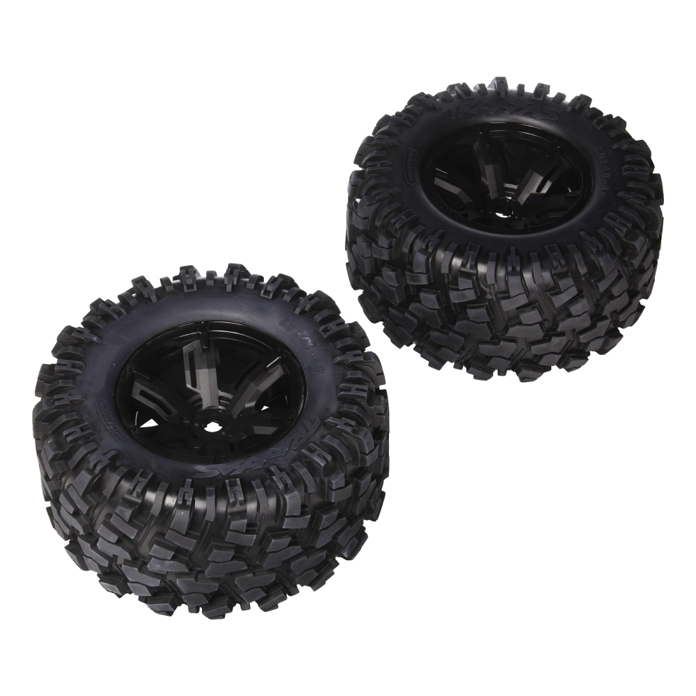 Traxxas Tire & Wheel Set for X-Maxx & XRT (#7772X  / 5.3" / TX-24mm)