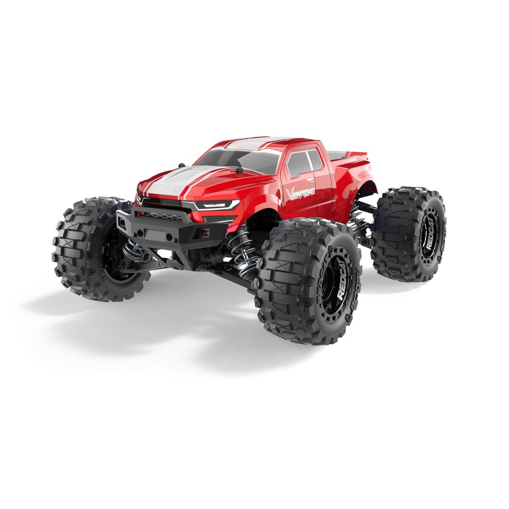 Redcat 1/16 Volcano-16 Mini 4WD Monster Truck (Brushed / RTR / Red or Blue) | RC-N-Go