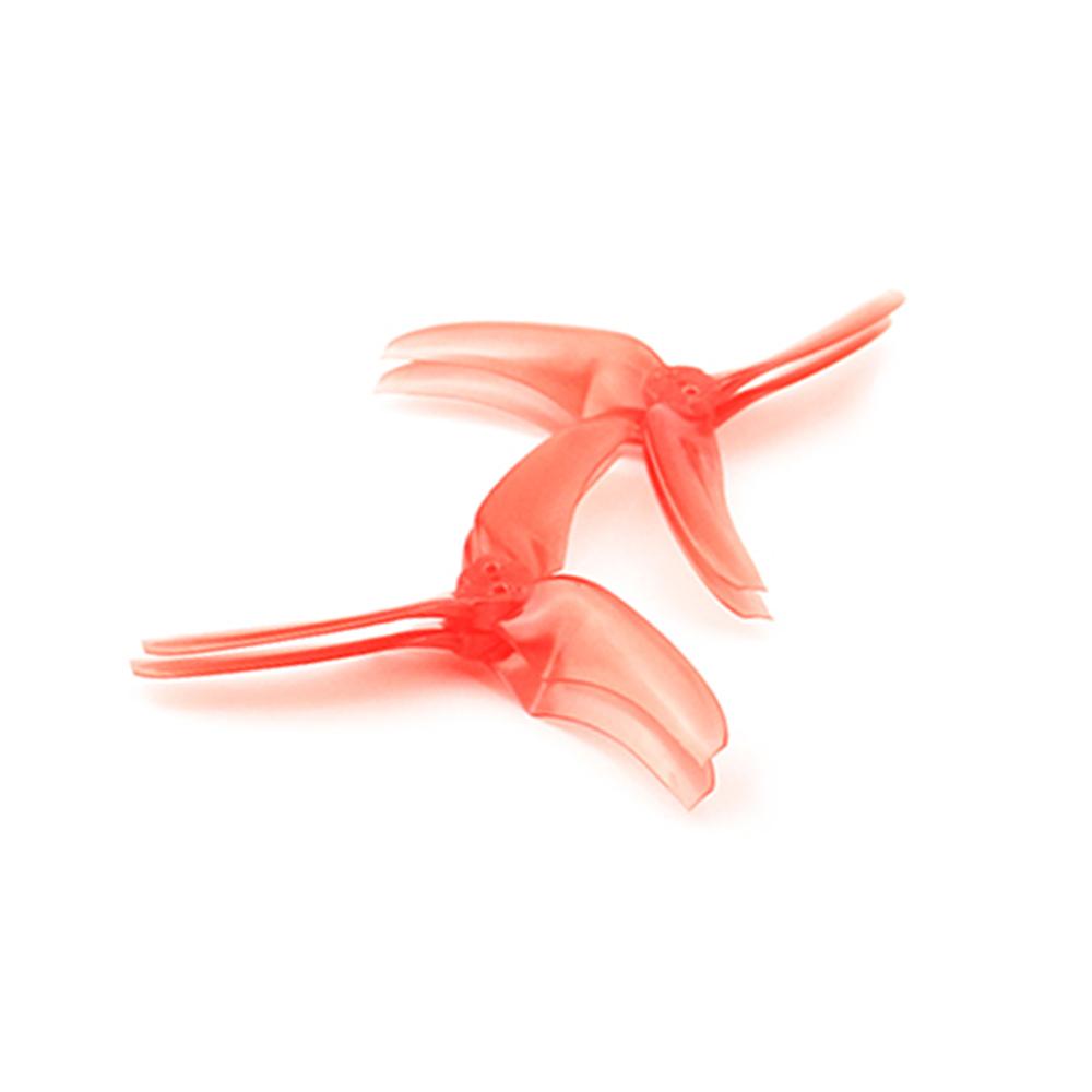 Avan Scimitar 3.5 x 2.8 Tri-Blade Propellers (3-Hole / Red) | RC-N-Go