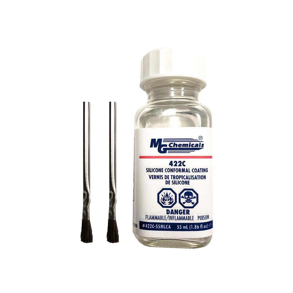 Silicone Modified Conformal Coating (55ml / 2 Brushes or Brush Cap)