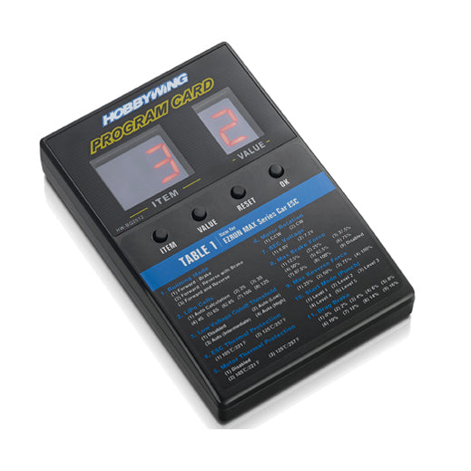 HobbyWing LED Program Card