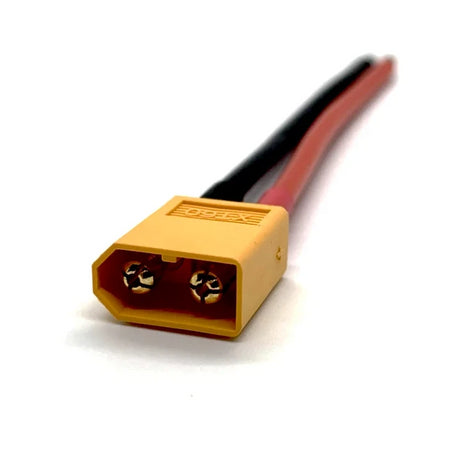 XT60 Male LiPo Pigtail (10cm / 12AWG or 14AWG Wire) | RC-N-Go
