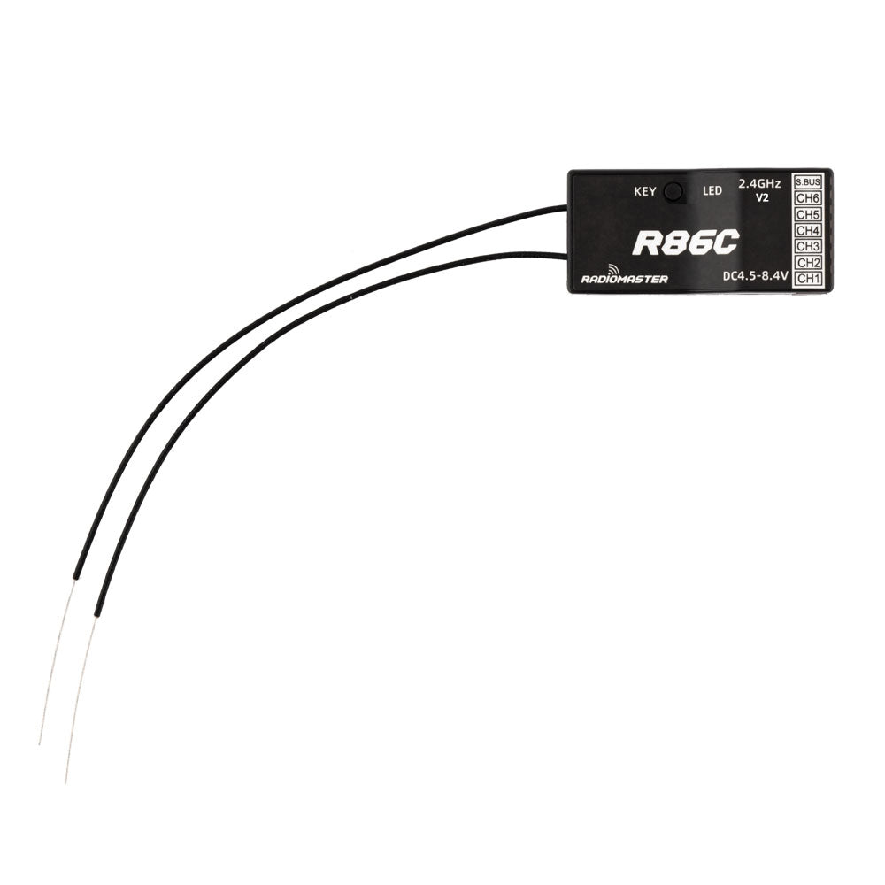RadioMaster R86C-SPI FrSky V2 Radio Receiver / 6-PWM Channels