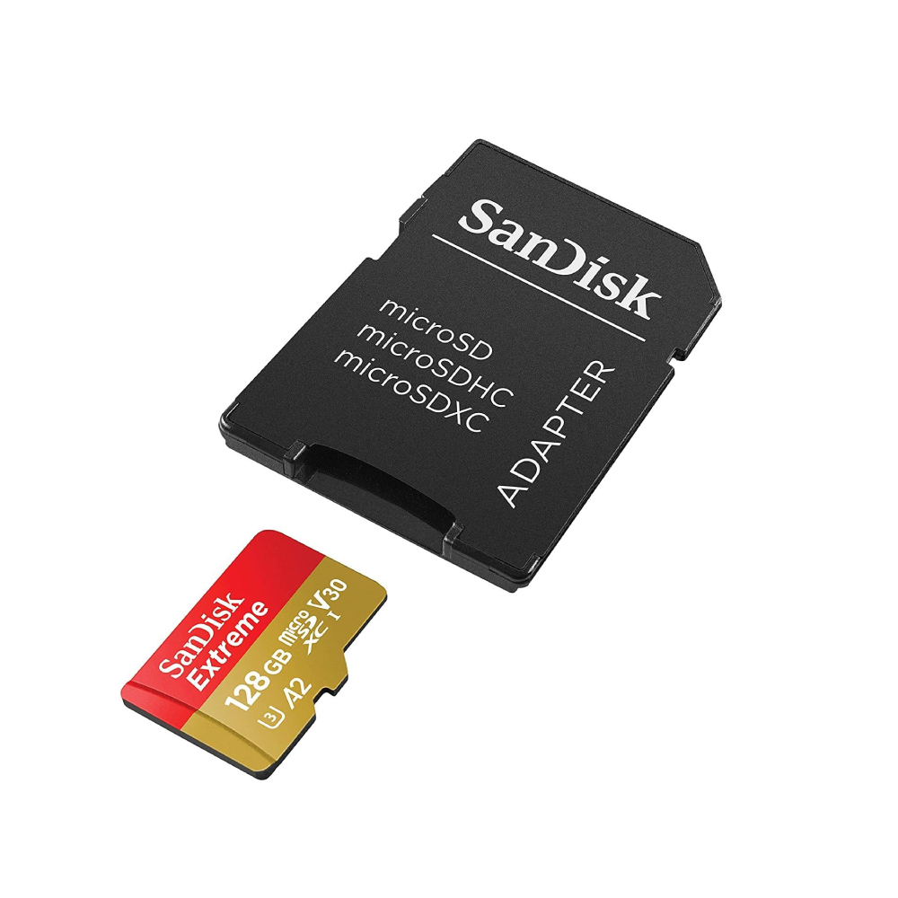 SanDisk 128GB Micro SD Card / Class 10 UHS-3 (Extreme or Extreme Pro)