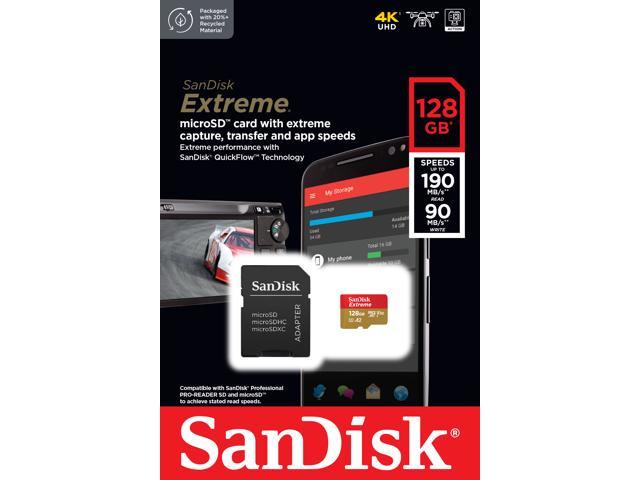 SanDisk 128GB Micro SD Card / Class 10 UHS-3 (Extreme or Extreme Pro)