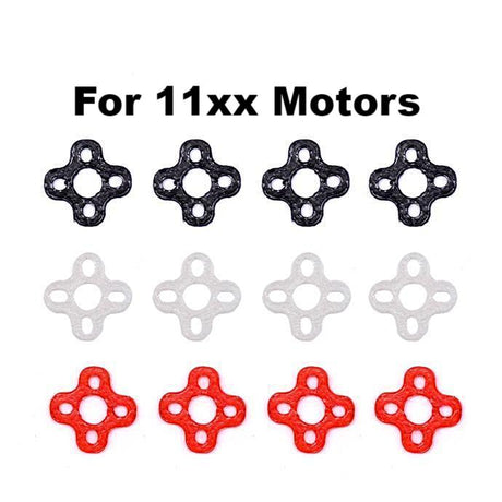 TPU Motor Mount Dampener for 11xx Motors (4pcs / Black, Clear or Red) | RC-N-Go