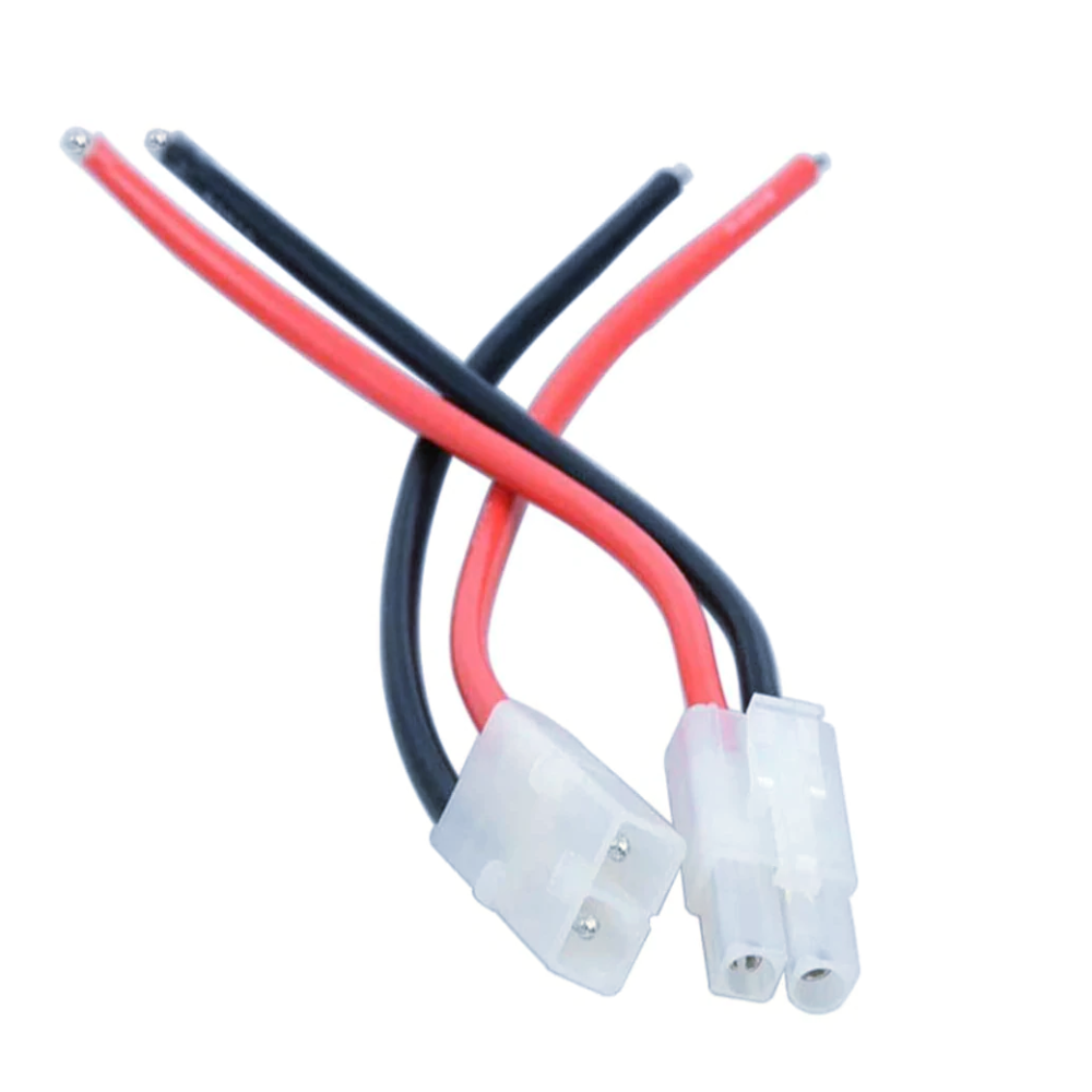 Tamiya Male & Female Pigtails (14AWG / 1 Pair) | RC-N-Go