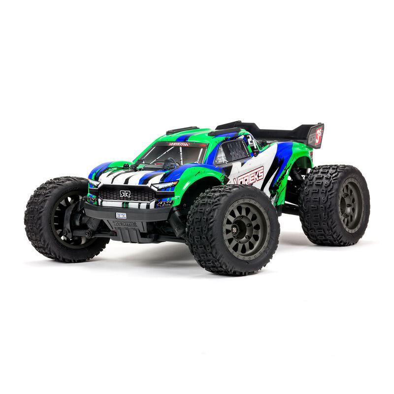 ARRMA 1/10 Vorteks 3S BLX 4WD Stadium Truck (Brushless / Green / ARR) | RC-N-Go