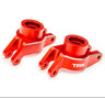 Traxxas Aluminum Stub Axle Carrier Set V2 (#10252 / L&R / Red)