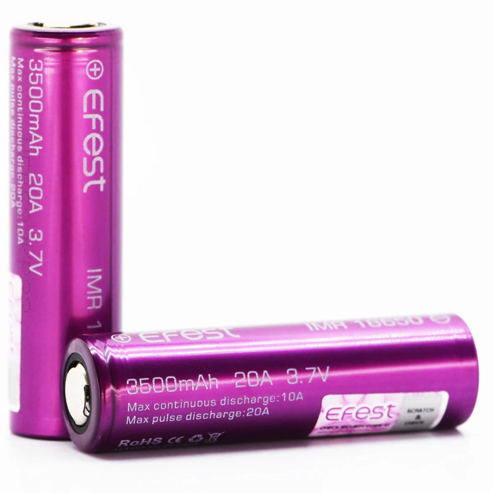 Efest 18650 / 3500mAh / 20A Li-Ion Battery (2pcs)