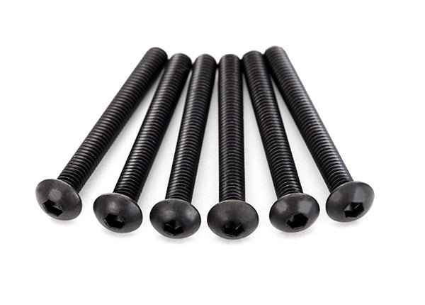 Traxxas M4 Button-Head Machine Hex Screws (Multiple Sizes / 6pcs)